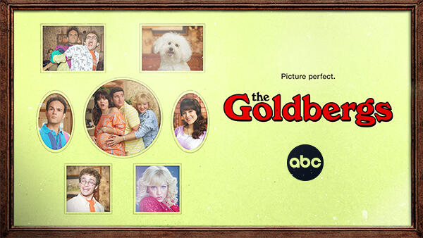 Title art for the comfort comedy The Goldbergs