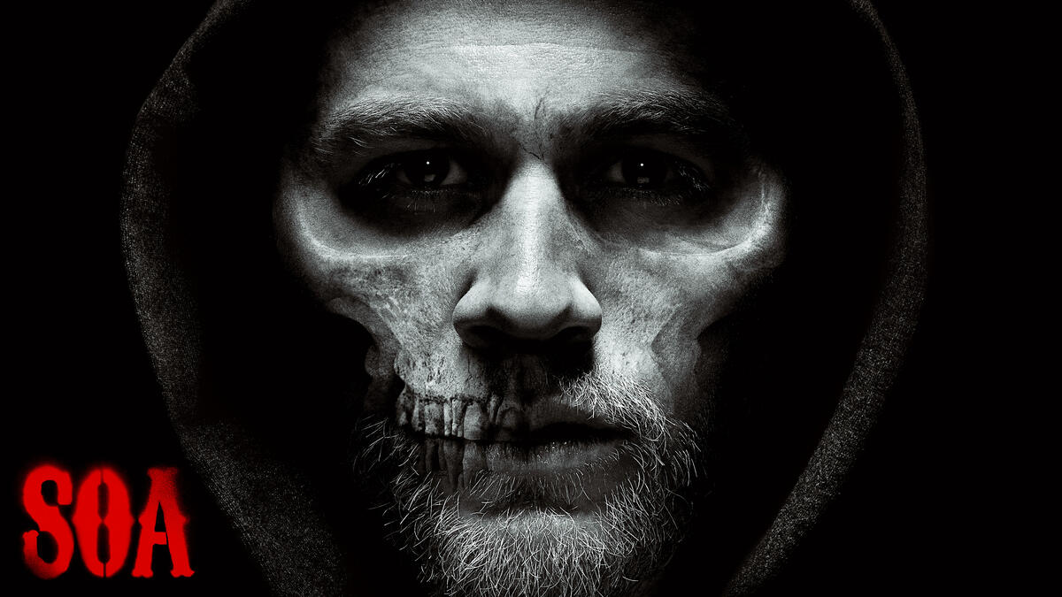 Title art for the show Sons of Anarchy
