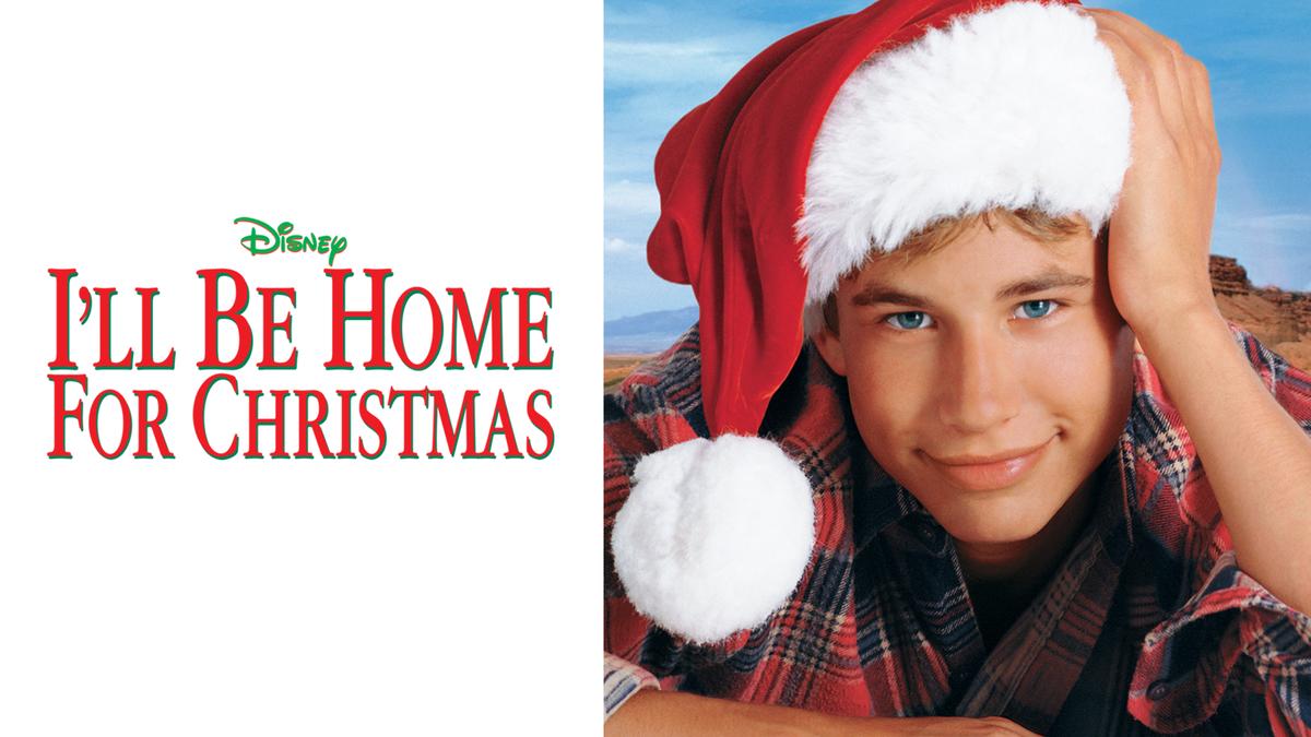 Title art for the Disney Christmas movie I'll Be Home For Christmas