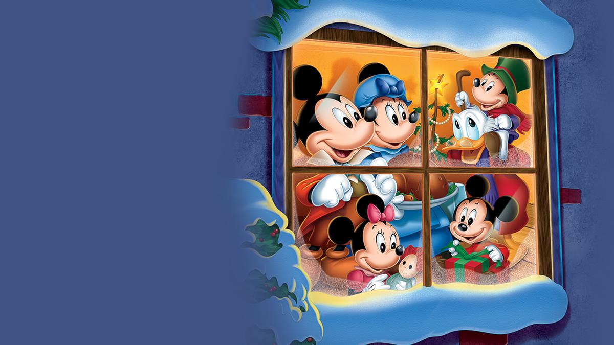 Title art for the Disney animated Christmas movie Mickey’s Christmas Carol